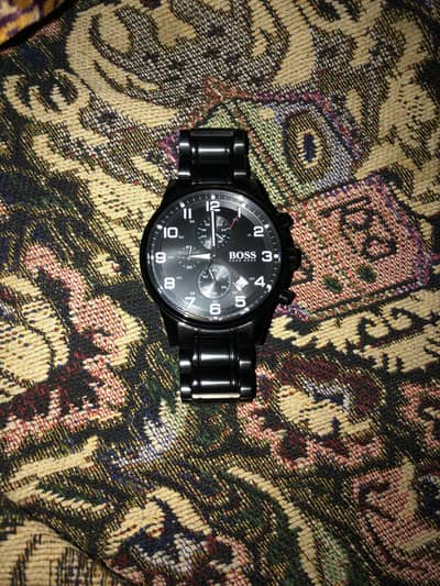 BOSS HUGO BOSS ORIGINAL BLACK WATCH 10/10 condition
