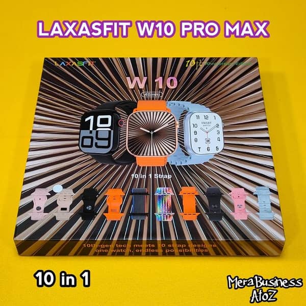 W10 Premium Smart Watch – Luxury Design | Multiple Straps |USA Original | Full Touch Display | Best Deal 2026 85% Sale Limited Time