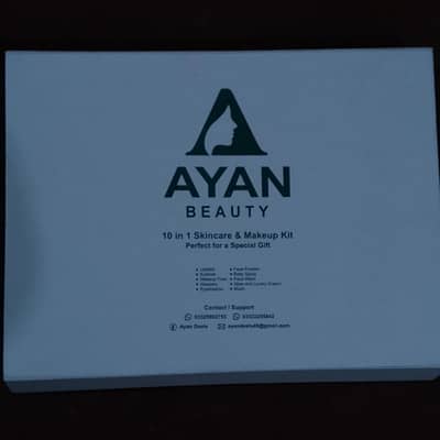 10 in 1 Skincare and Makeup Kit – Ayan Beauty Box for Women