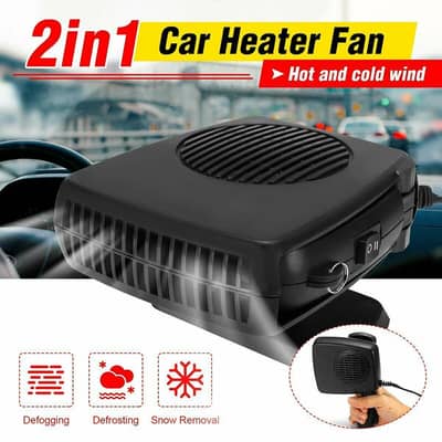 New 2 in 1 Car Heater Car Air Compressor Tyre Shape And Motor Shape