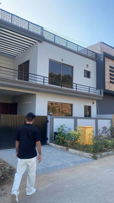 Brand new 5 marla 3 bed single unit house sector A DHA Phase 3 Islamabad for sale