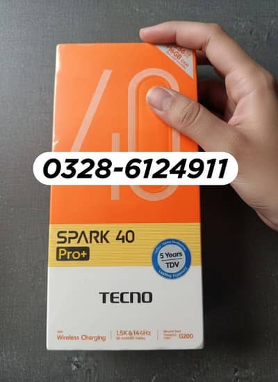Tecno Spark 40 Pro+ Box Pack Urgent Sale