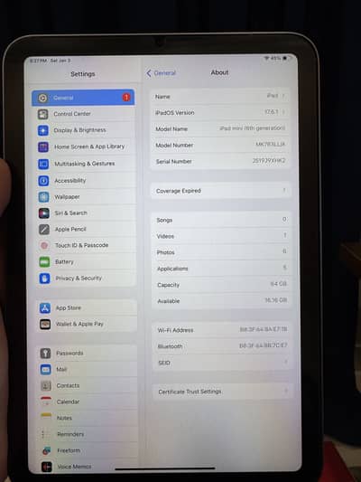 Ipad 6 mini for PUBG Lovers