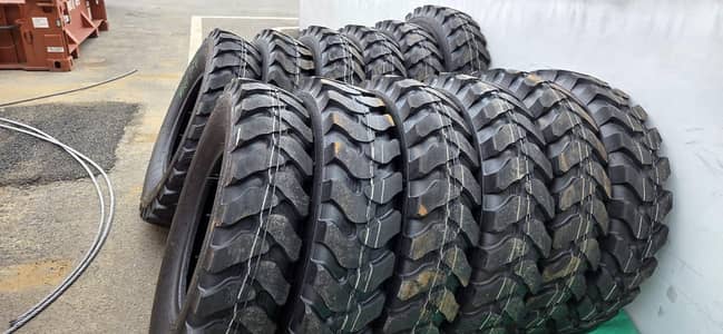 brand new tyres of excavator