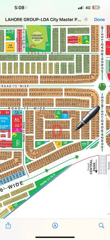 1 kanal plot Prime Location Ready to Build! All dues clear