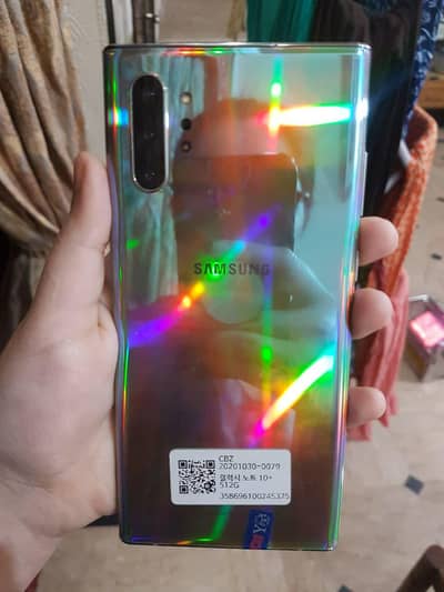 Samsung Note10 Plus, multi color, 512gb bulit in.