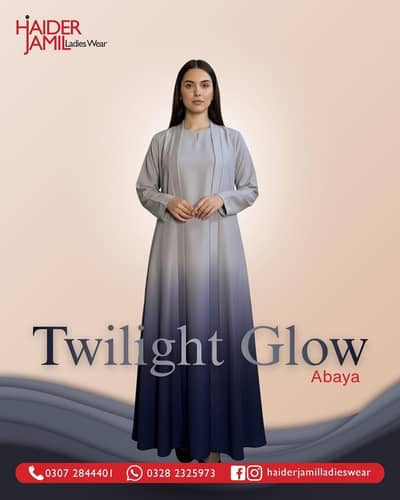 Double shade Abaya