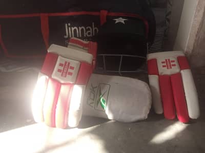 Cricket Kit – Helmet, Gloves, Batting Pad & Bag – Slightly Used”