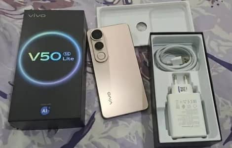Vivo v50 lite complete box what s app number 0327=7718207