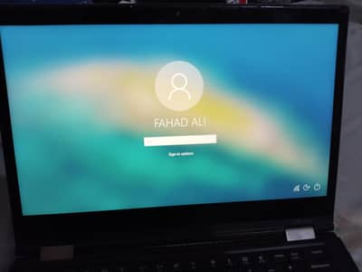 Lenovo Touch Think pad core i5 8th generation 8gb Ram 256 SSD.