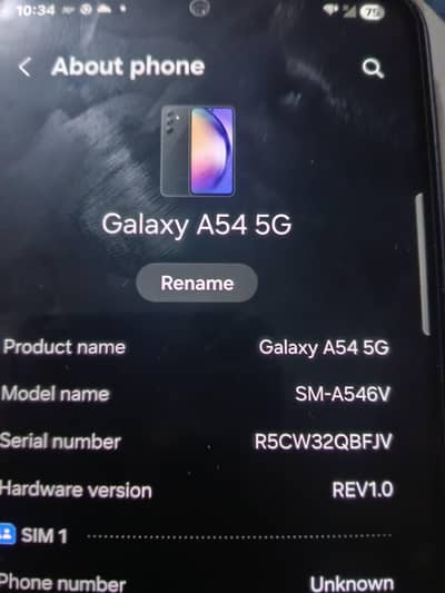look like new all ok h a54 samsung