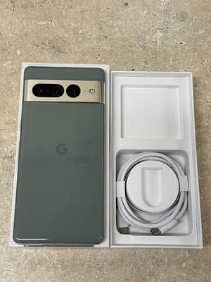 google pixel 7 pro mobile phone complete box