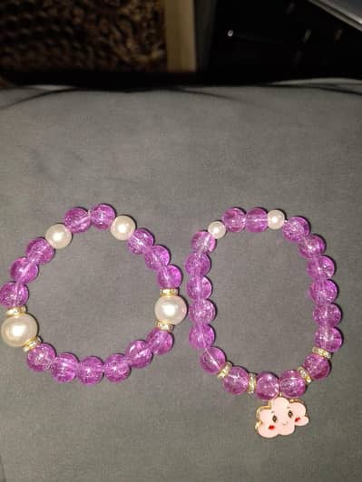Elastic beaded bracelet set  200 each