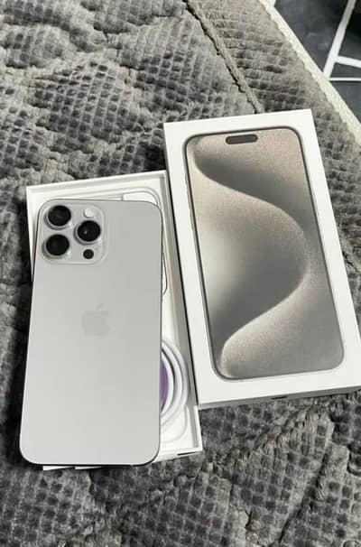 iPhone 15promax 256gb physical dual PTA approved