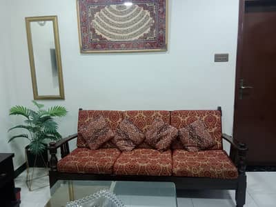 used shesham wooden sofa set