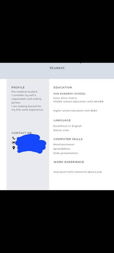 Asking a job for English language teacher