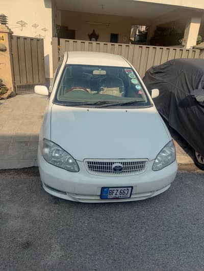 toyota corolla Gli 2008 model down shape