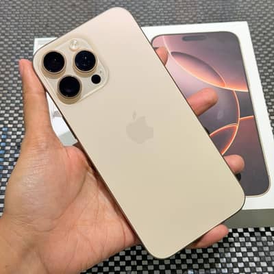 16 pro max Non Pta desert titanium physical plus Esim