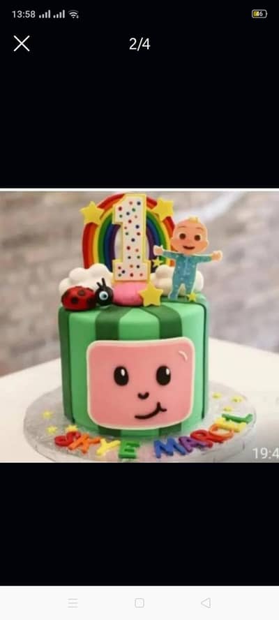 customize cake available