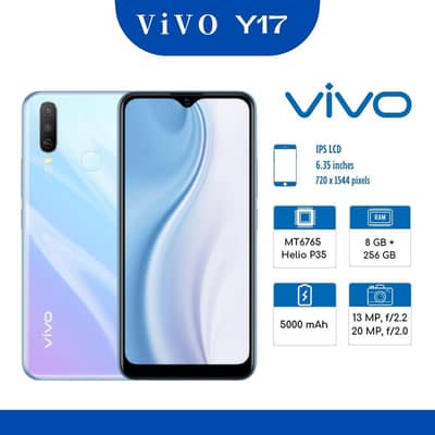 vivo y 17 8/256gb for sale
