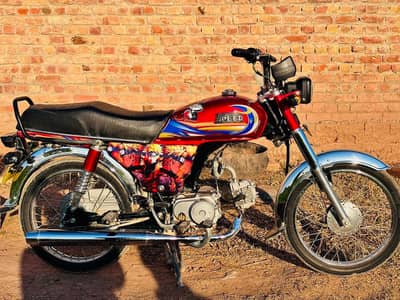 high-speed full lush condition one hand use simple bike with golden no