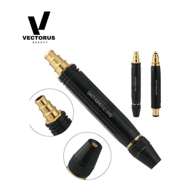 Adjustable Metal Pressure Water Nozzle for Pressure Washers and Car Wash, High- Pressure Water Spray Nozzle for Car Garden Lawn Wash Hose Pipe Nozzle