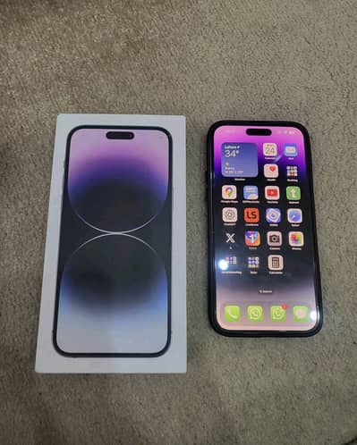 iphone 14 pro max PTA Approved 256GB Totally Genuine Urgent For sale