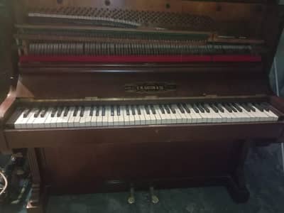 upright piano grand piano working  C. W. Carton n co.