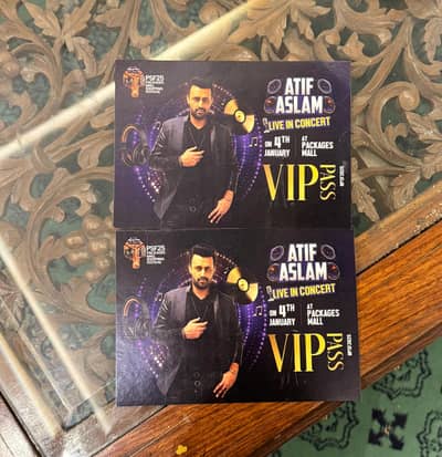 Atif Aslam packages concert VIP tickets