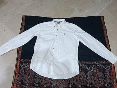 Men's white button down
