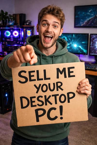 sell your core i3 to i5 desktop PC under 8000