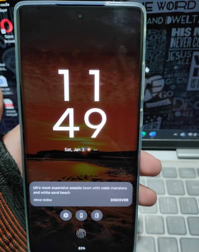 Moto G85 5g (12/256). Cobalt blue. Box open