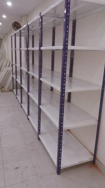 Store Racks/Angle slotted Racks/ware house racks New and Used.