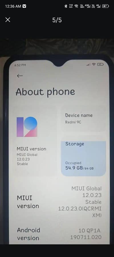 Redmi 9c 4/64 ok pice