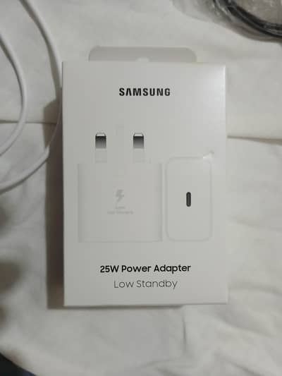 Samsung 3 Pin 25W Travel Adapter With USB-C To USB-C Cable
