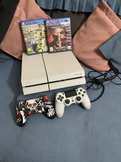 Ps4 flat glacier with cmplete accessories sealed machine