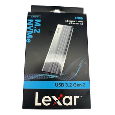 Lexar E300 M. 2 NVMe SSD Enclosure – USB 3.2 Gen 2
