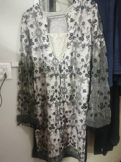 3 pc net black n grey