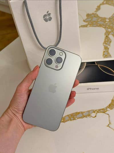 iPhone 16 Pro Max | Natural Titanium | 100% Battery Health