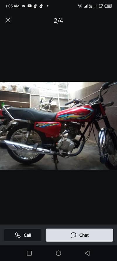 Honda 125 engine seled hay bas rige m kam hay 2018 k 11 month ki hay.