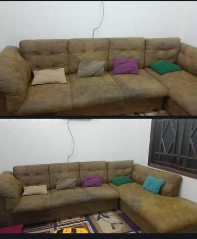 L-shaped sofa