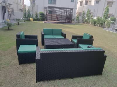 4 Seater Roop Set/Rattan sofa set/L-Shape/Outdoor Chairs/Lawn set