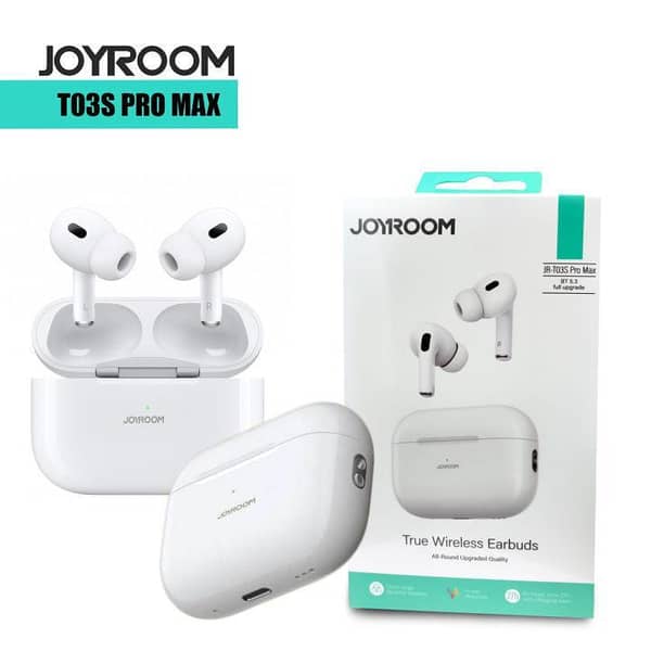 Original Joyroom JR-T03S Pro Max Earbuds - 80% OFF! Air pods With Silicone Covers