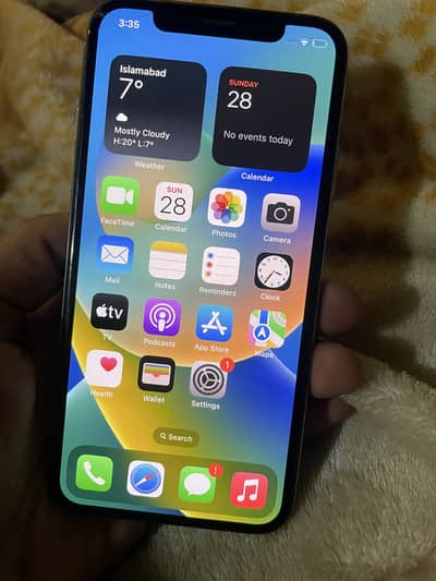 Iphone X PTA APPROVED 64gb