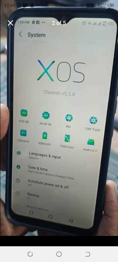 infinix hot8 pro pta aprovd 4 64 koi falt nhi saf sutra 0315/10/29/571