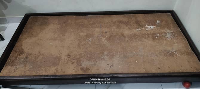 single bed with mattress