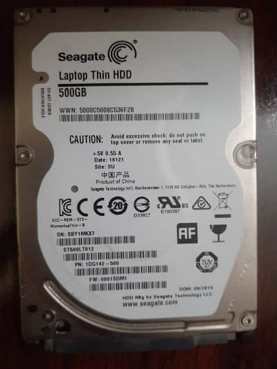 Seagate 500GB HDD for Sale