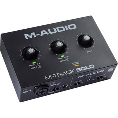 M-Audio M-Track Solo Desktop 2×2 USB Audio Interface