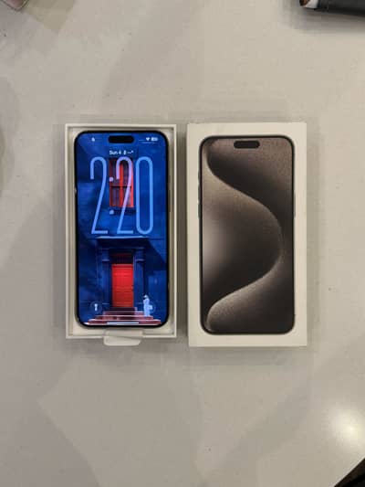 Iphone 15 pro max PTA approved