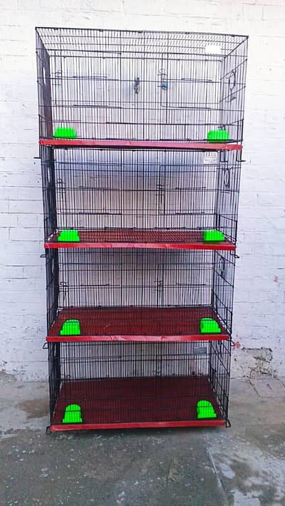 Master 8 portions Cage/Hens cage/ pinjra/ Iron Cage / پرندوں کا پنجرہ